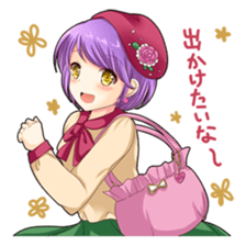 Christmas conversation Japanese Moe sticker #9066505