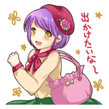 Christmas conversation Japanese Moe sticker #9066505
