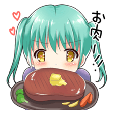 Christmas conversation Japanese Moe sticker #9066510