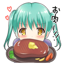 Christmas conversation Japanese Moe sticker #9066510