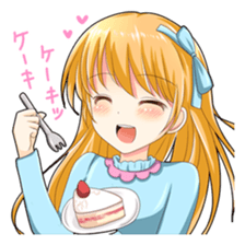 Christmas conversation Japanese Moe sticker #9066528