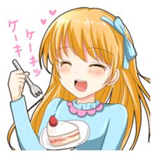 Christmas conversation Japanese Moe sticker #9066528