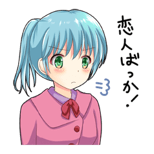 Christmas conversation Japanese Moe sticker #9066531