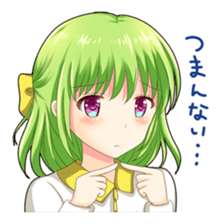 Christmas conversation Japanese Moe sticker #9066533