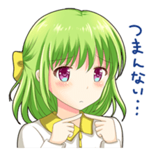 Christmas conversation Japanese Moe sticker #9066533