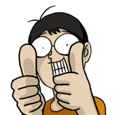 HAHA Glassesking 3 !!! sticker #9066856