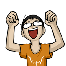 HAHA Glassesking 3 !!! sticker #9066857