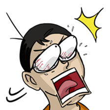 HAHA Glassesking 3 !!! sticker #9066858