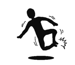 Human shadow sticker #9066978