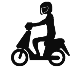 Human shadow sticker #9066983