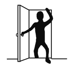 Human shadow sticker #9066998