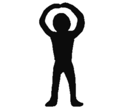 Human shadow sticker #9066999