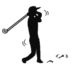 Human shadow sticker #9067003