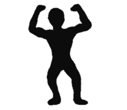 Human shadow sticker #9067008