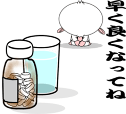 White Monkey "Whity" -The Winter- sticker #9067447