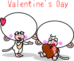 White Monkey "Whity" -The Winter- sticker #9067451