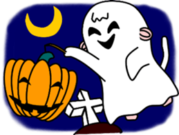 White Monkey "Whity" -The Winter- sticker #9067453