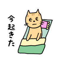 Outing of cat sticker #9067789