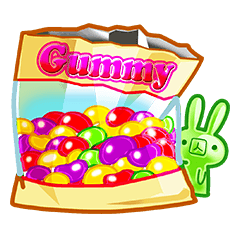 Gummy candy rabbit 1