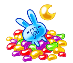Gummy candy rabbit 1 sticker #9068257
