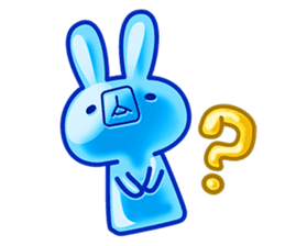 Gummy candy rabbit 1 sticker #9068271