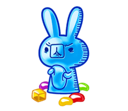 Gummy candy rabbit 1 sticker #9068295