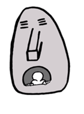 Moai & Friends. sticker #9068336