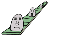 Moai & Friends. sticker #9068373