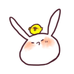 Rabbit sometimes piyo