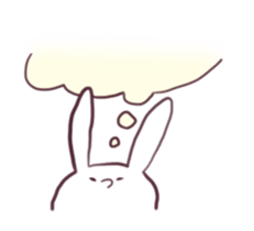 Rabbit sometimes piyo sticker #9068779