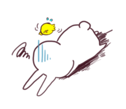 Rabbit sometimes piyo sticker #9068780