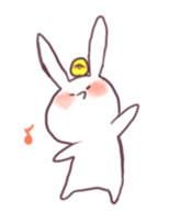 Rabbit sometimes piyo sticker #9068784