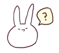 Rabbit sometimes piyo sticker #9068794