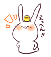 Rabbit sometimes piyo sticker #9068800