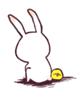 Rabbit sometimes piyo sticker #9068815