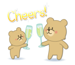 Kuma the tiny bear lives in Hokkaido 3 sticker #9069861