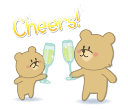 Kuma the tiny bear lives in Hokkaido 3 sticker #9069861