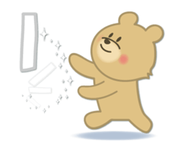 Kuma the tiny bear lives in Hokkaido 3 sticker #9069864