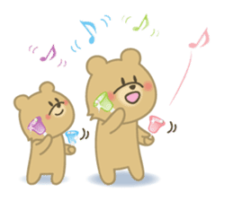 Kuma the tiny bear lives in Hokkaido 3 sticker #9069866