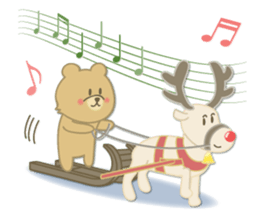 Kuma the tiny bear lives in Hokkaido 3 sticker #9069871