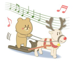 Kuma the tiny bear lives in Hokkaido 3 sticker #9069871