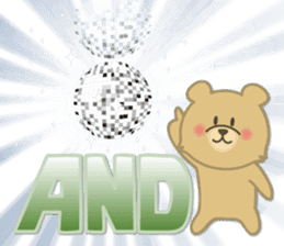 Kuma the tiny bear lives in Hokkaido 3 sticker #9069888