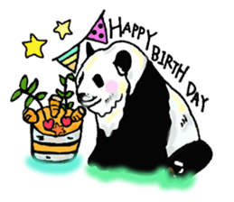 Heart of the panda sticker #9070136