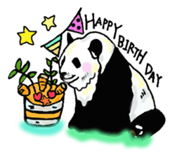 Heart of the panda sticker #9070136