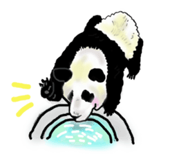 Heart of the panda sticker #9070138