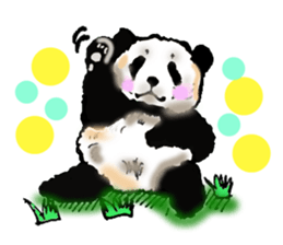 Heart of the panda sticker #9070144