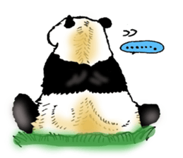 Heart of the panda sticker #9070149