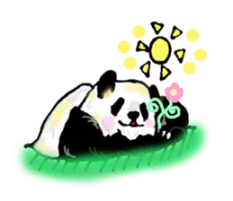 Heart of the panda sticker #9070150