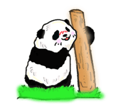 Heart of the panda sticker #9070151