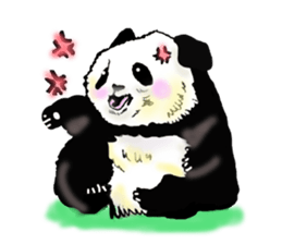 Heart of the panda sticker #9070152